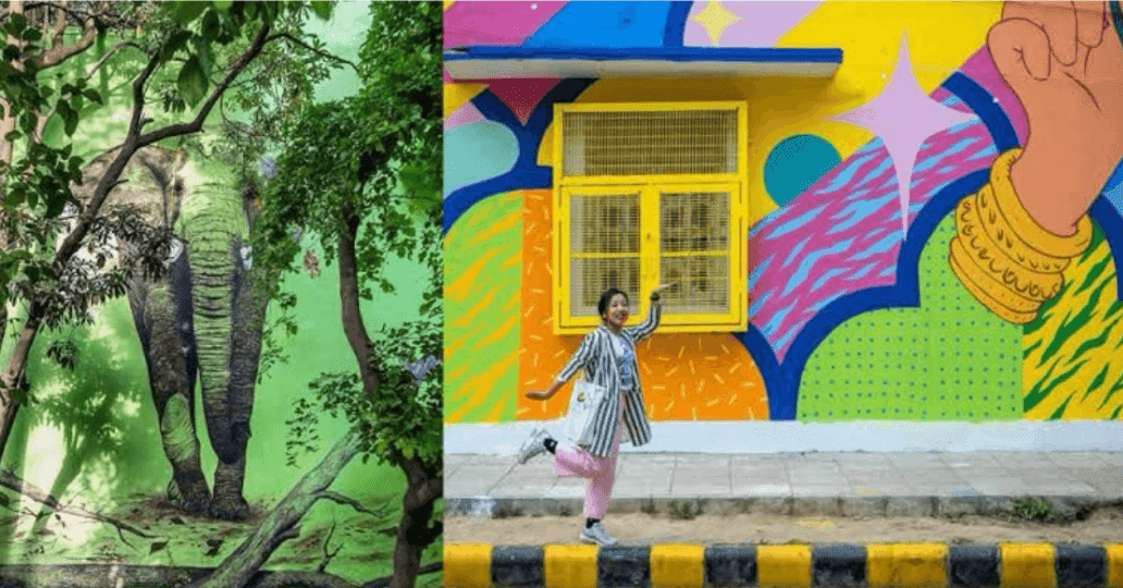 Street Art District Tour: Explore Delhi's Creative Canvas